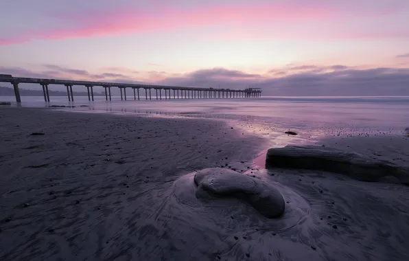 Море, мост, берег