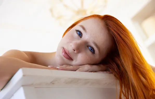 Red hair, model, gorgeous, photoshoot, beautiful face, freckles, redhaired, awesome body