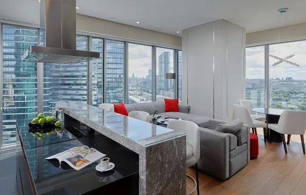 Дизайн, стиль, интерьер, Москва, Россия, мегаполис, Diamond Apartments Hotel
