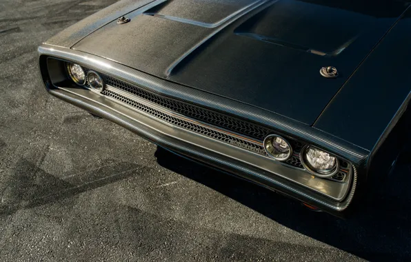 Картинка Карбон, Evolution, 1970, Dodge Charger, Передок Фары, Speedkore, Углепластик