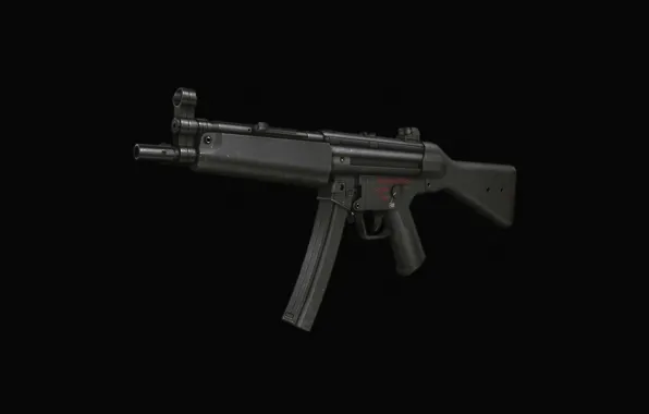 Картинка темнота, классика, пистолет-пулемёт, MP5
