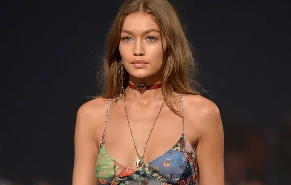 Взгляд, модель, красотка, Gigi Hadid, Джиджи Хадид