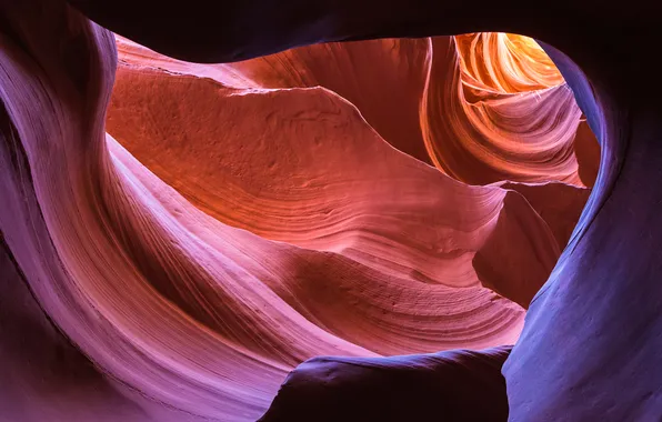 Картинка природа, скалы, каньон, пещера, The Navajo Nation Park
