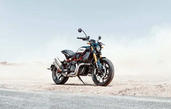 Road, desert, indian, motocycle, indian ftr1200