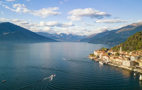 Картинка горы, озеро, Италия, Lake Como