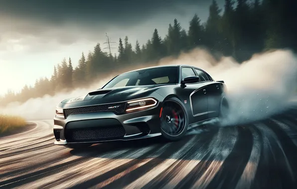 Картинка Dodge, wallpaper, Drift