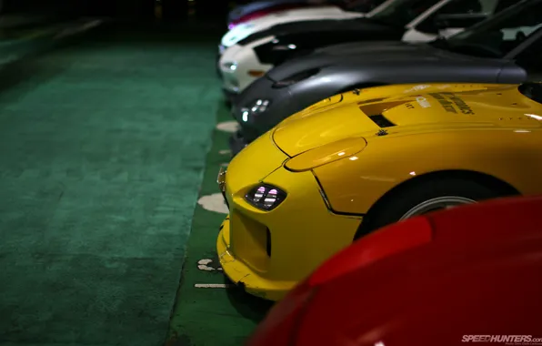 Картинка фары, тюнинг, гараж, mazda, jdm, rx7, Mazda rx7