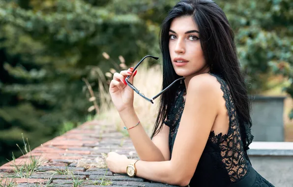 Взгляд, девушка, модель, Martina