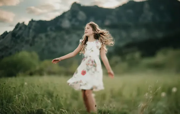 Лето, природа, девочка