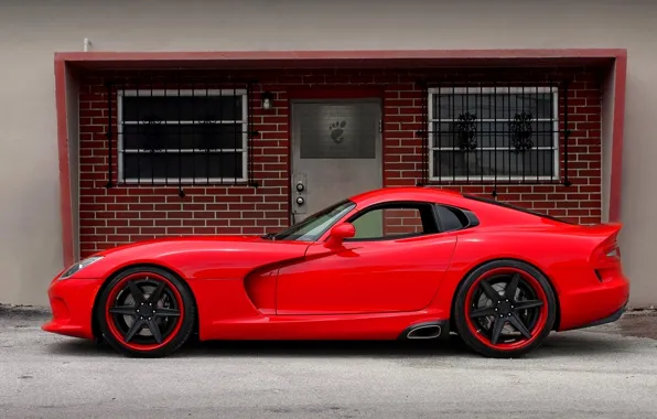 RED, DODGE, RED DODGE VIPER, VIPER