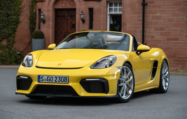 Porsche, Фары, Автомобиль, Spyder, Porsche 718, 2019, Porsche 718 ( 982 ) Spyder