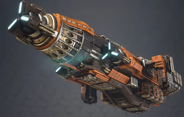 Транспорт, корабль, Fractured Space, Last Stand, AI Beam Frigate