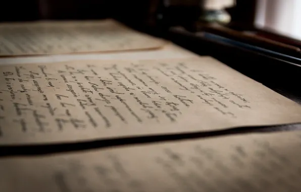 Old letters, old letter, handwriting