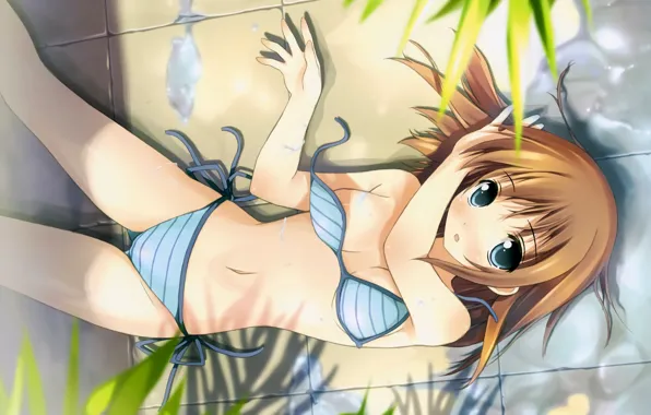 Girl, sexy, cleavage, long hair, boobs, anime, beautiful, pretty