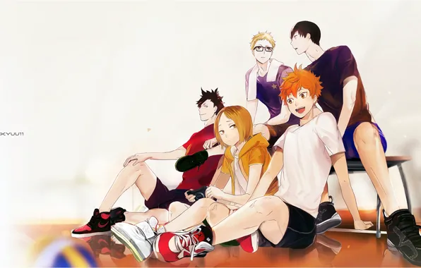 Спорт, парни, Волейбол, Haikyuu!!