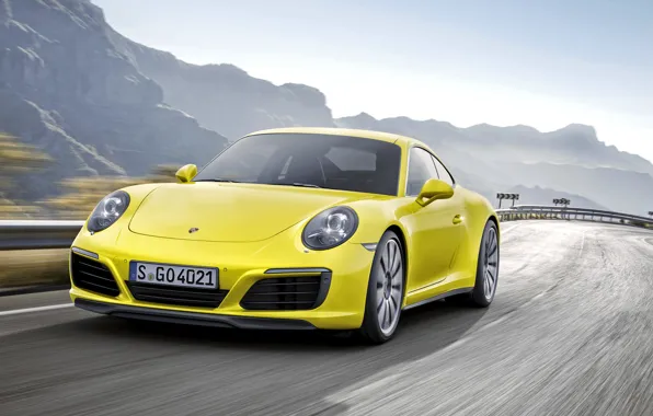 Купе, 911, Porsche, порше, Coupe, 2015, Carrera 4S