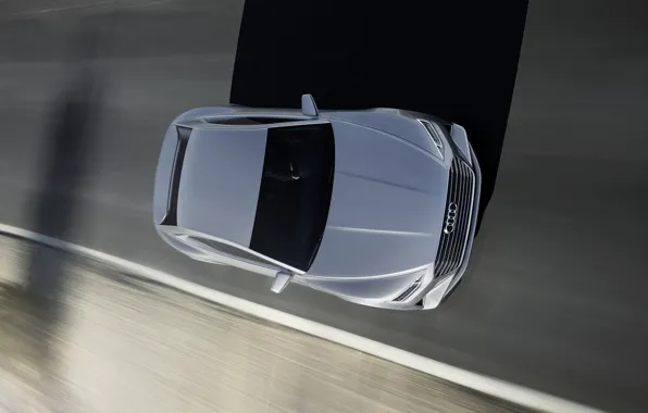 Concept, движение, Audi, купе, Coupe, вид сверху, 2014, Prologue