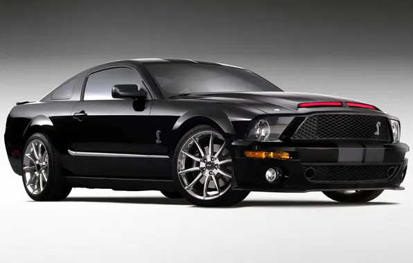 Картинка черный, мускулкар, Ford Shelby Cobra