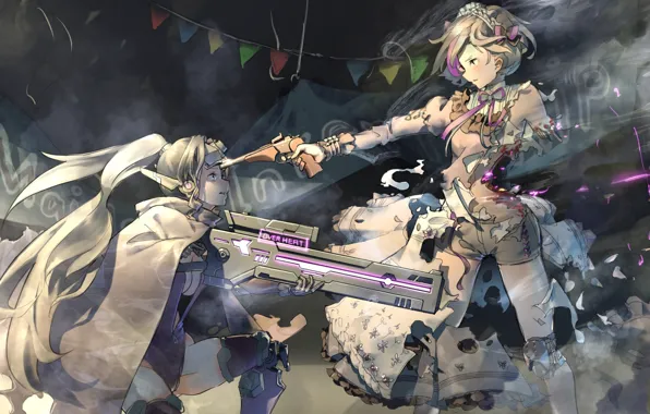 Jaeger, girls frontline, aamond, thompson/center contender