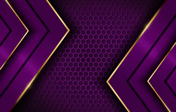 Фиолетовый, фон, текстура, лиловый, golden, геометрия, background, purple