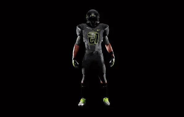 Желтый, черный, американский футбол, Nike, New Oregon Nike Pro Combat uniforms