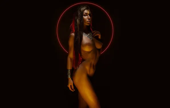 Girl, sexy, legs, boobs, nude, tits, belly, Anna Grace