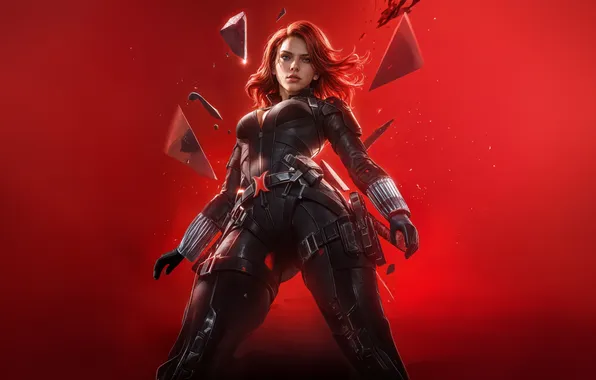 Картинка action, dynamic, black widow