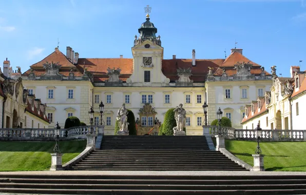 City, castle, building