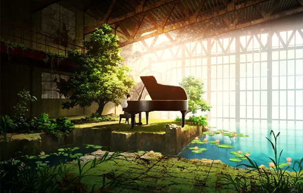 Music, anime, piano, beauty, japanese