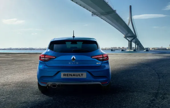 Мост, Renault, Clio, вид сзади, хэтчбек, 2019, RS Line