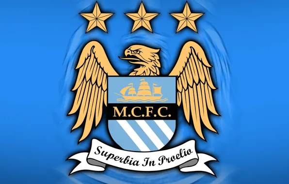 Wallpaper, sport, logo, football, Manchester City FC