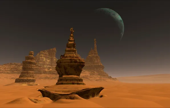 Марс, planet, Mars, lanscape, arhitecture, spase, wallpapers 1920 x 1080