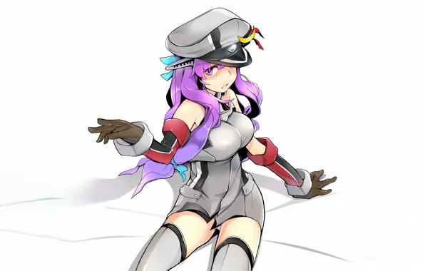 Girl, sexy, panties, thighhighs, pink hair, long hair, dress, boobs