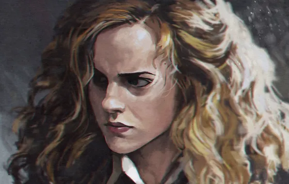Картинка Emma Watson, art, Harry Potter, Hermione Granger
