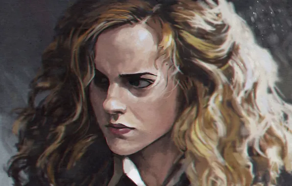 Emma Watson, art, Harry Potter, Hermione Granger