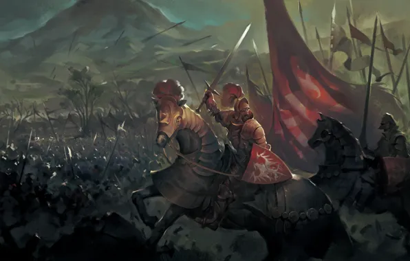 Люди, лошади, войско