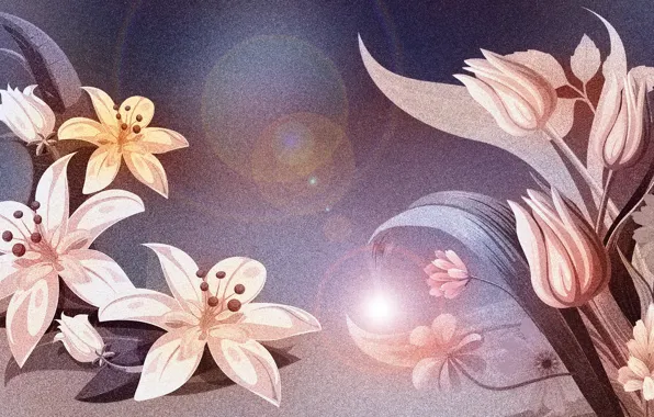 Grafika, Kwiaty