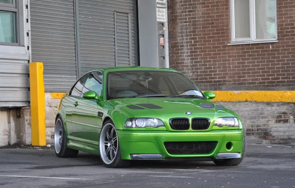 Картинка BMW, Carbon, Green, E46, M3
