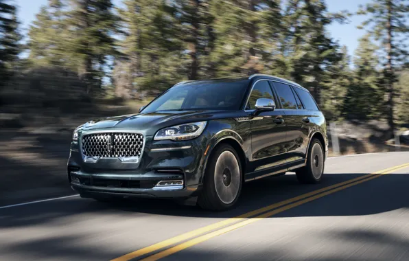 Дорога, Lincoln, скорость, Aviator, 2020