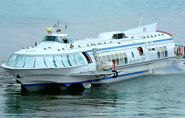 Теплоход, на подводных крыльях, Метеор-218