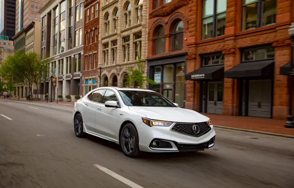 Белый, Автомобиль, 2018, Acura, TLX, Металлик, A-Spec 1