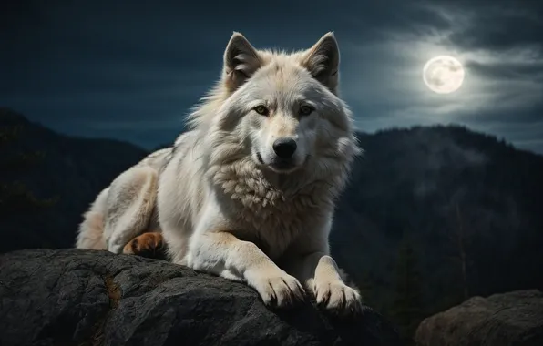 Картинка nature, snow, predator, face, animal, wolf, wildlife, portrait