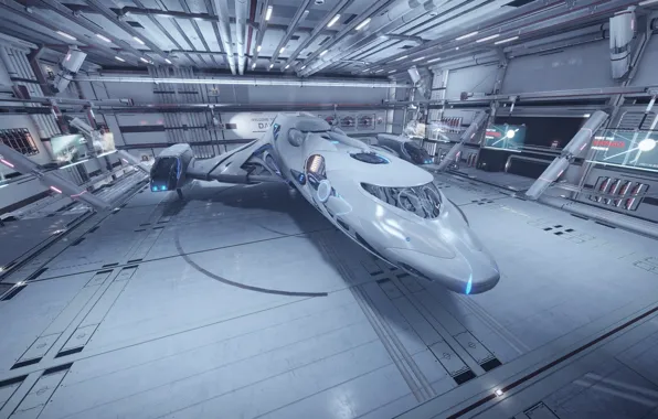 Космос, космический корабль, космическая база, Elite: Dangerous
