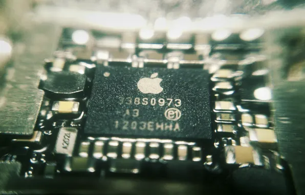 Макро, apple, processor