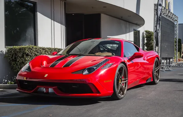 Картинка Ferrari, red, 458, tuning, Italia