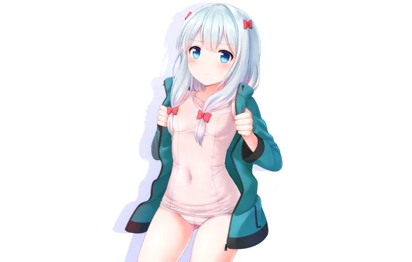 Girl, sexy, long hair, anime, beautiful, twintails, pretty, swimsuit