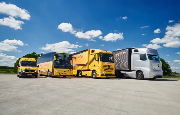 Mercedes actros, safety, mercedes sprinter, mercedes travego