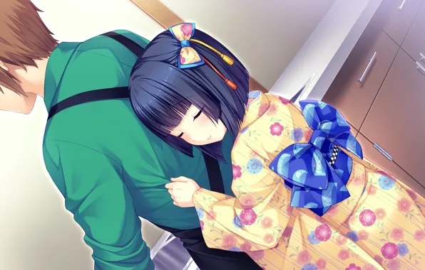 Девочка, Парень, Аниме, Nekopara