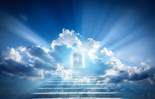 Dream, concept, design, cloud, cloudscape, door, divine, christianity