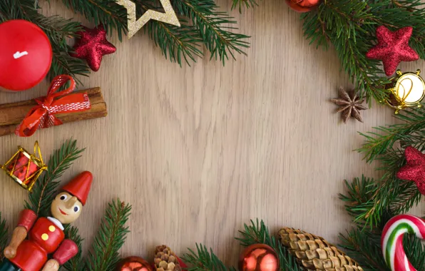 Картинка Новый Год, Рождество, merry christmas, decoration, xmas, fir tree, holiday celebration